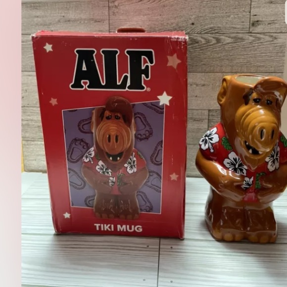 🍹🗿 ALF 1980’s Ceramic Tiki Mug from 2023 🌋🧊 - Picture 3 of 5